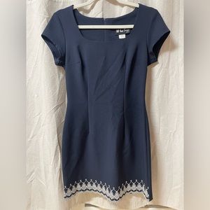 All That Jazz navy cap sleeve dress